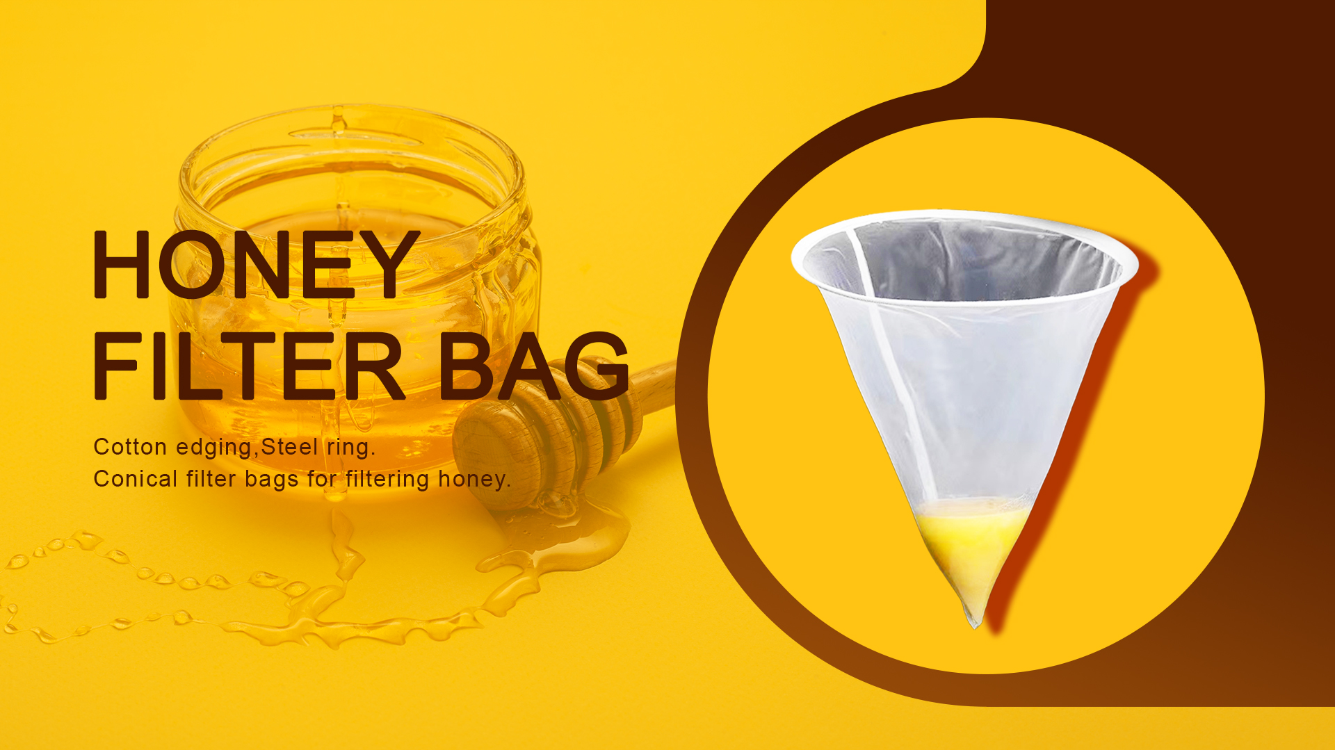 Honey filter bag